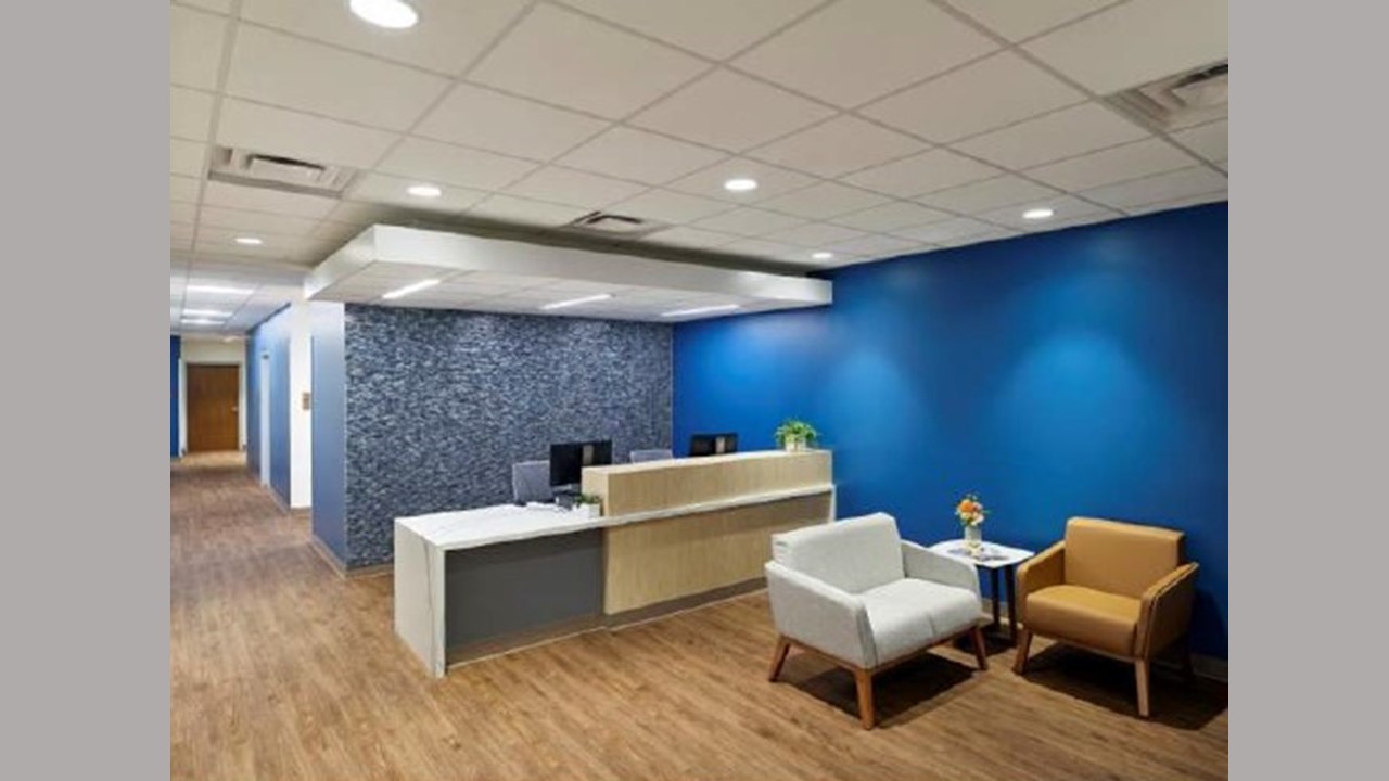Interior of JHCP office in Columbia, Md